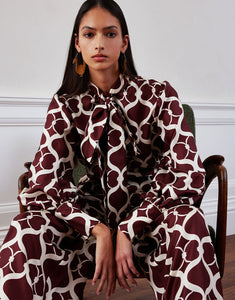 Marcel Twill Shirt in Loop Brown