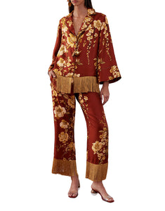 Haven Twill Trouser in Cherry Blossom Brown