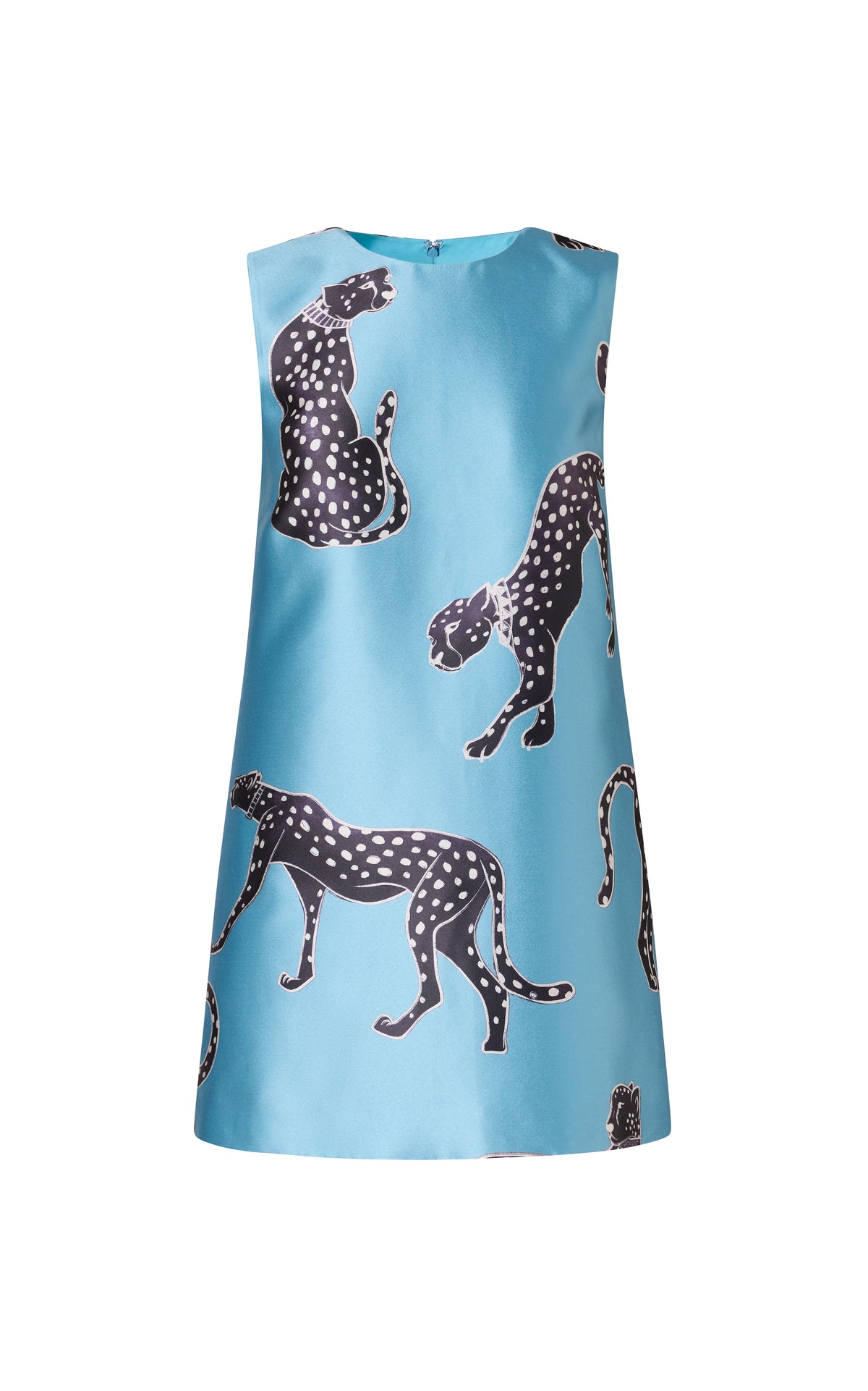 Sofia Dress in Cheetah Royale Topaz
