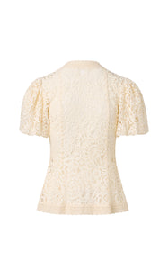 Augusta Lace Top in Fleurette Lace