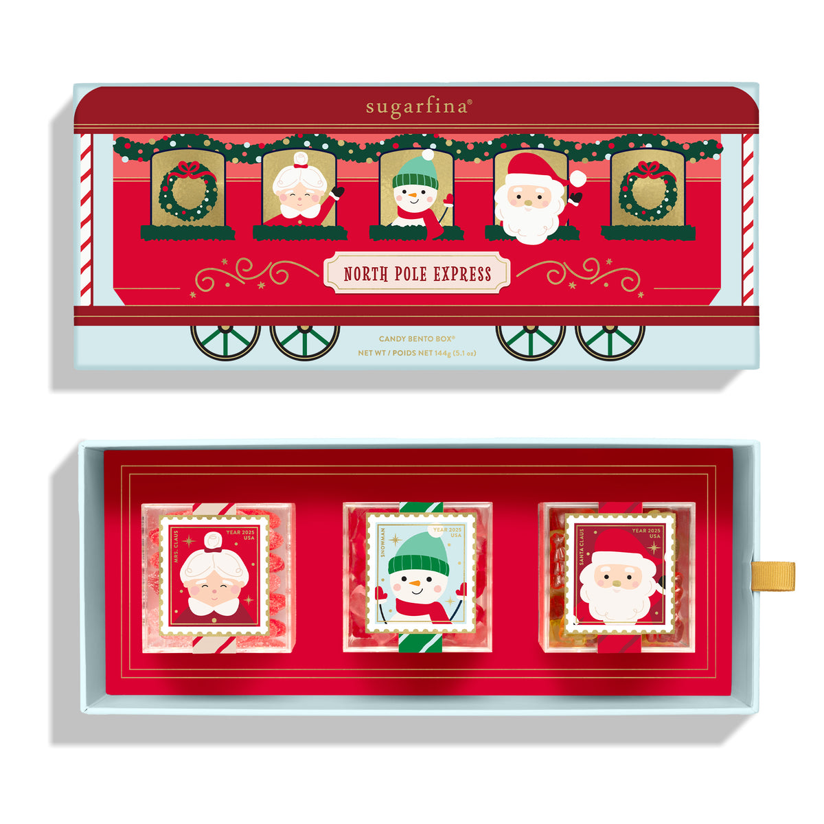 North Pole Express 3-Piece Bento Box
