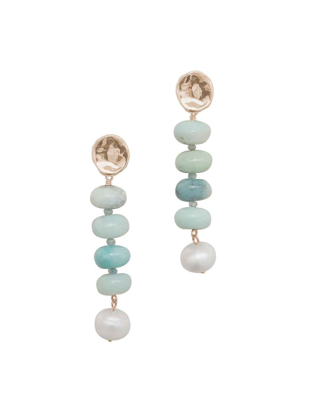 Rachel Earrings in Blue & Green