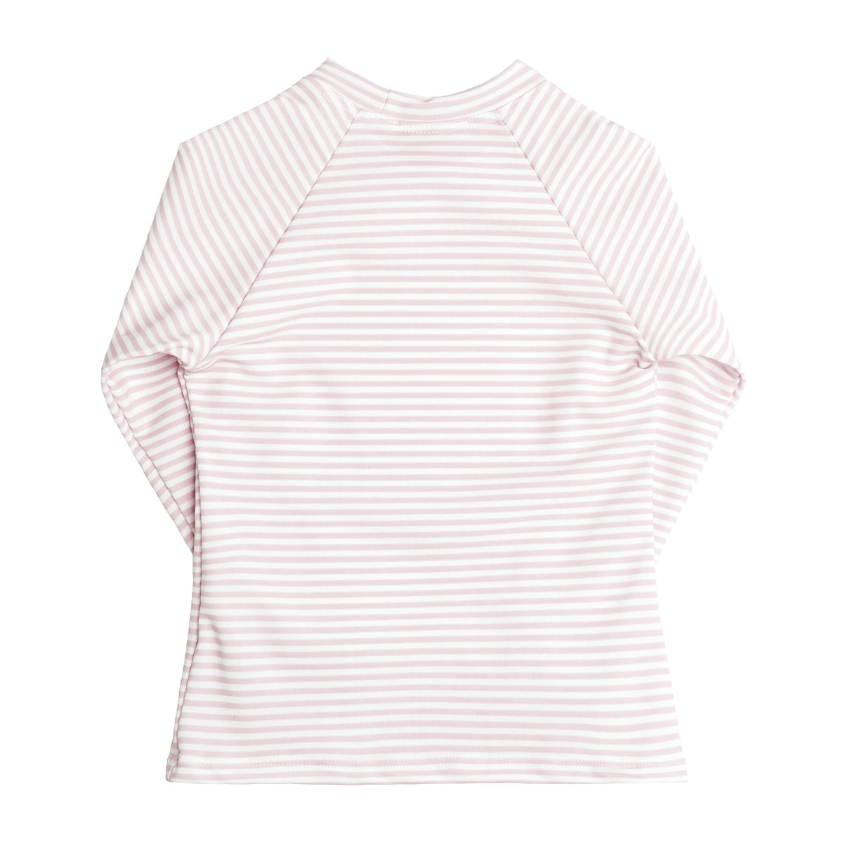 Unisex Rashguard in Light Pink Stripe