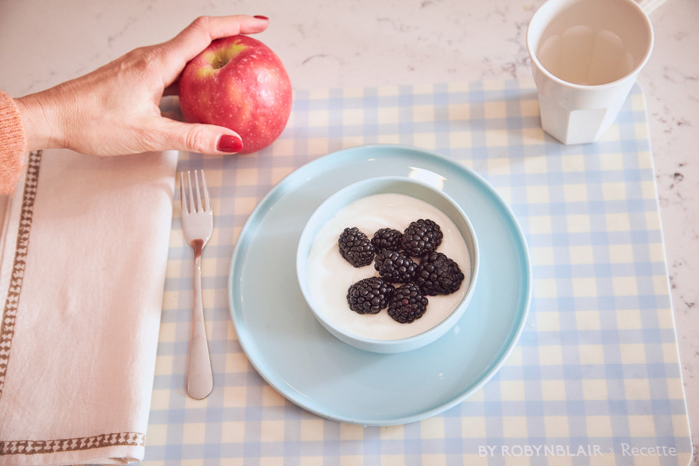 Placemat in Blue Gingham, Set of 2