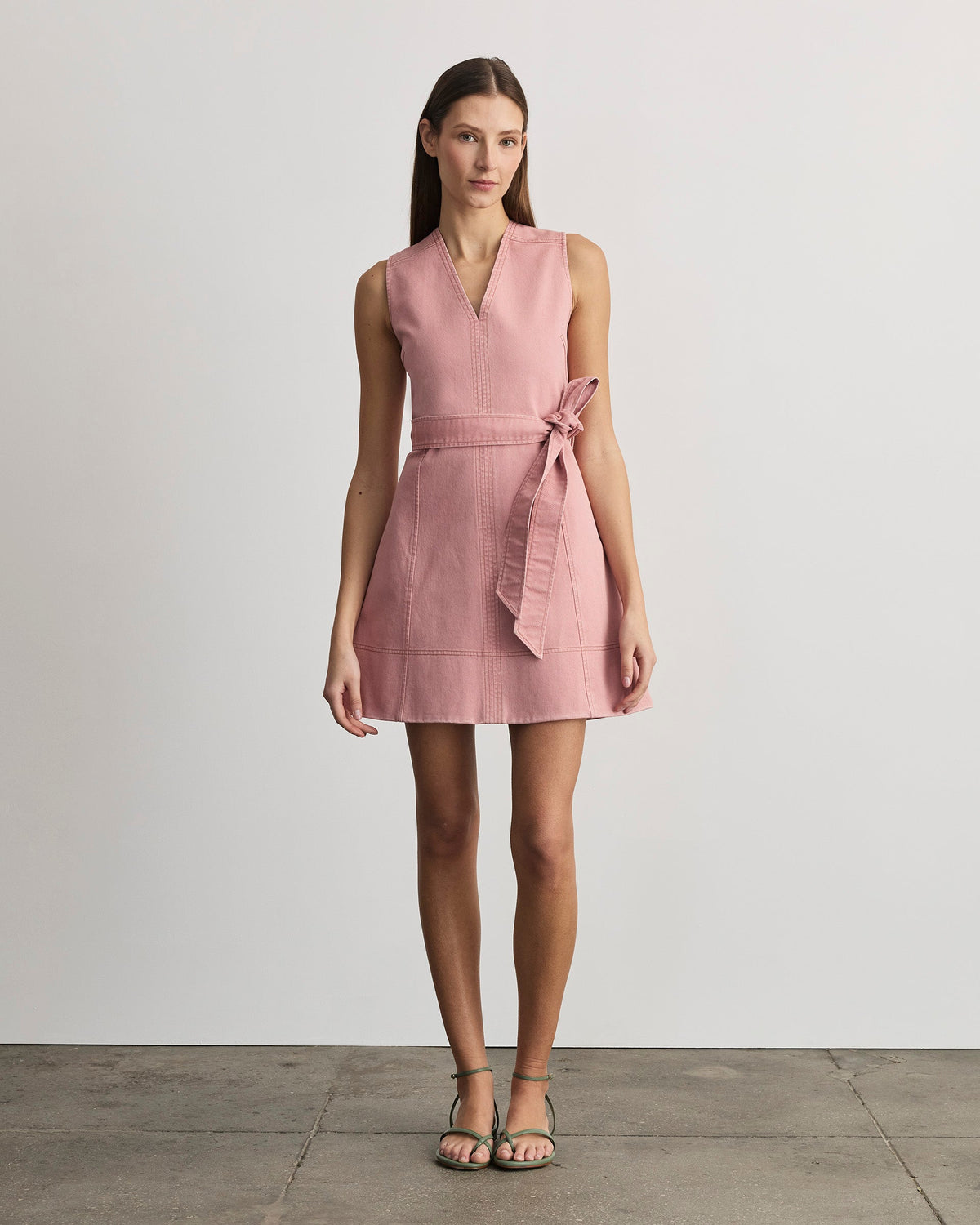 Reina Dress in Rose Quartz