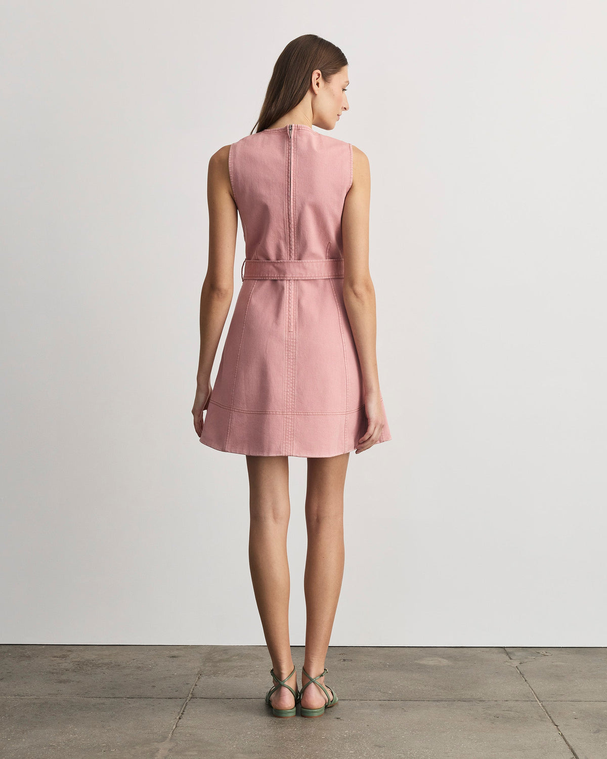 Reina Dress in Rose Quartz