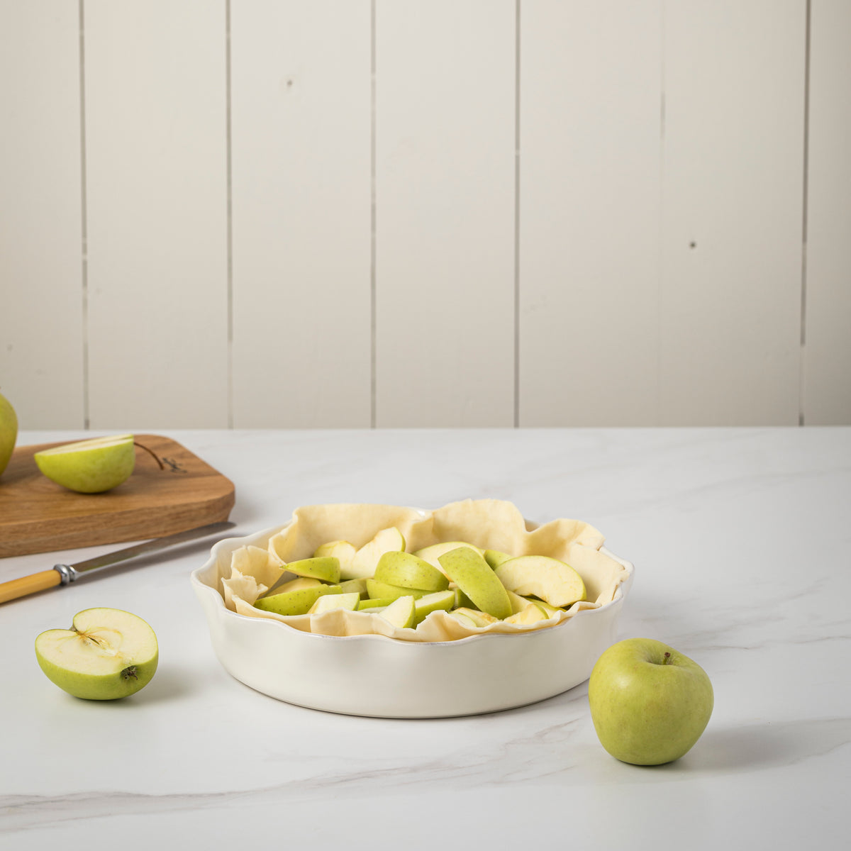 Costa Nova Cook & Host Collection Pie Dish 11" in White