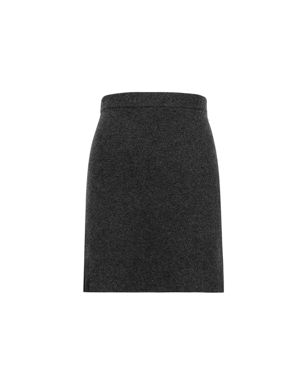 Rhodes Cashmere Skirt in Charcoal