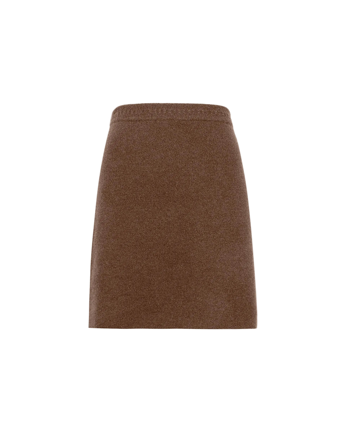 Rhodes Cashmere Skirt in Taupe