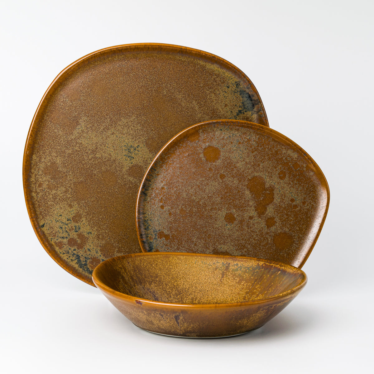 3 Piece Ripple Dinner Setting