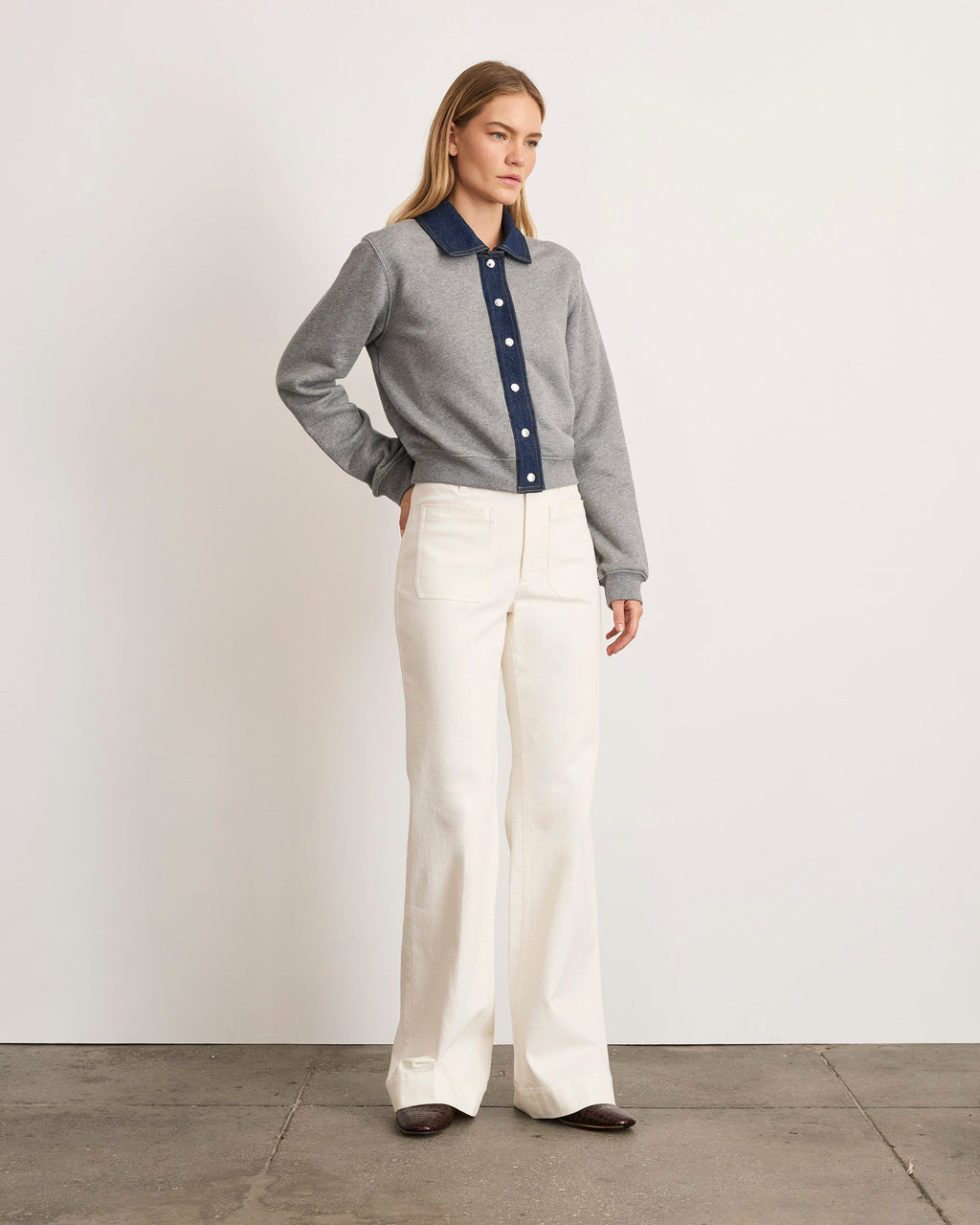 Rita Jacket in Heather Grey