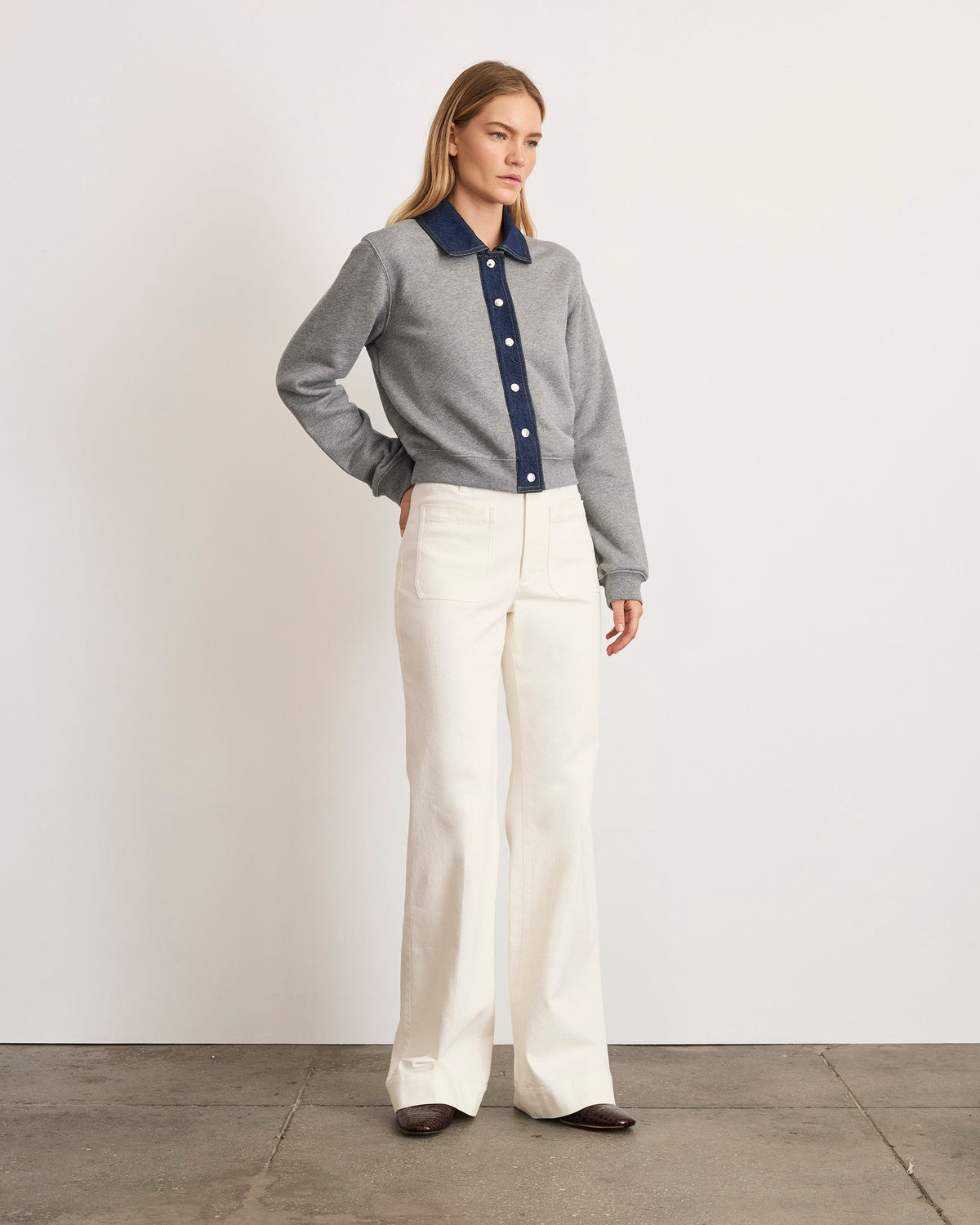 Rita Jacket in Heather Grey