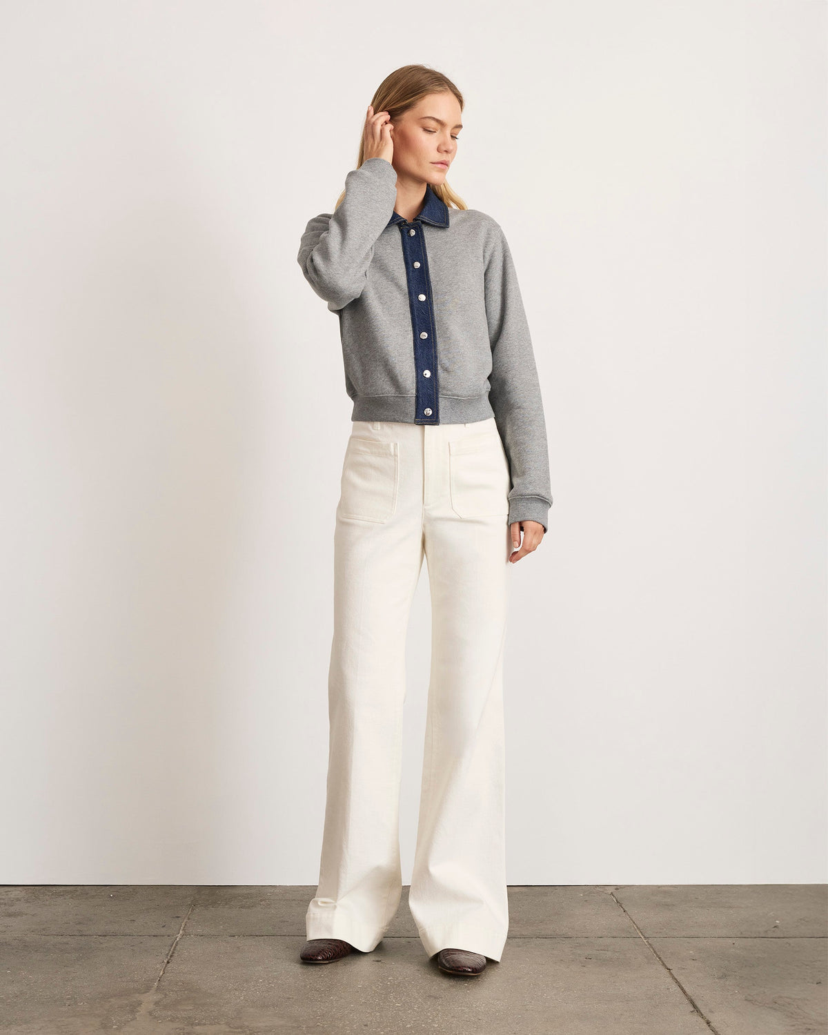 Rita Jacket in Heather Grey