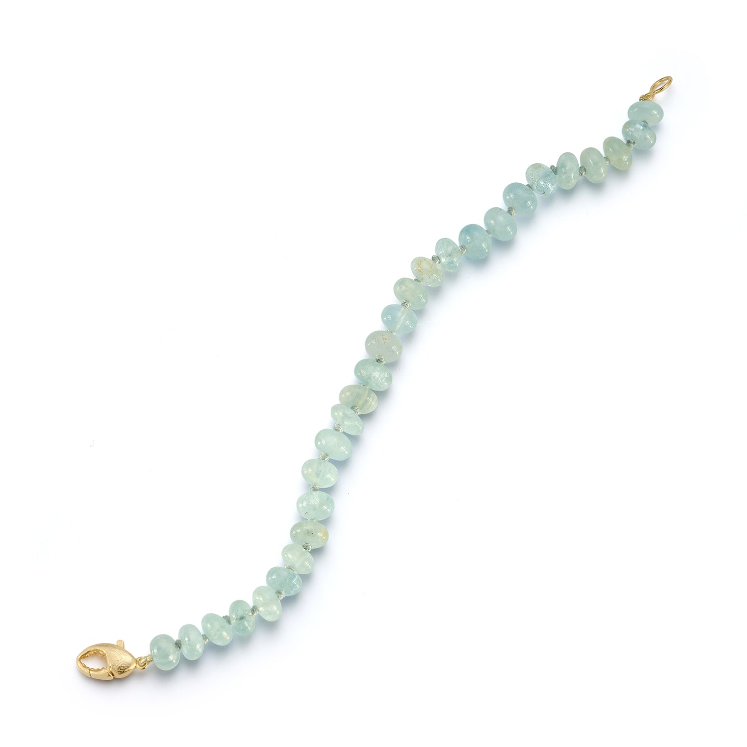 Aquamarine Beaded Bracelet