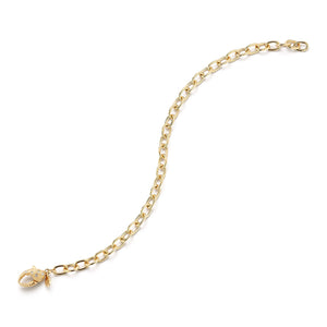 Diamond Lobster Clasp Handmade Link Charm Bracelet