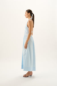 Maddie Halter Dress in Powderblue