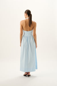 Maddie Halter Dress in Powderblue