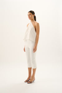 Marianne Halter Top in White