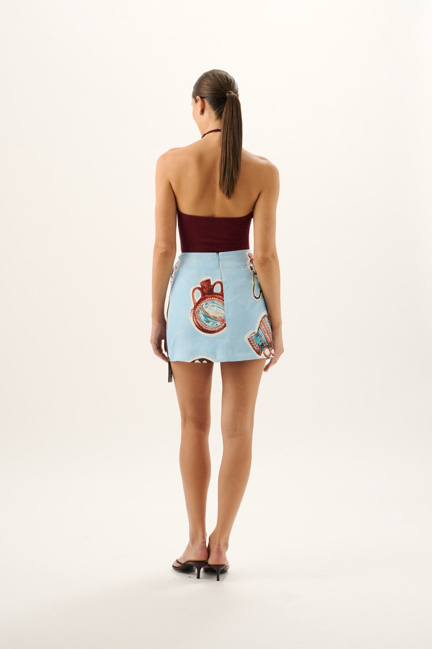 Myrtle Mini Skirt in Reliquia