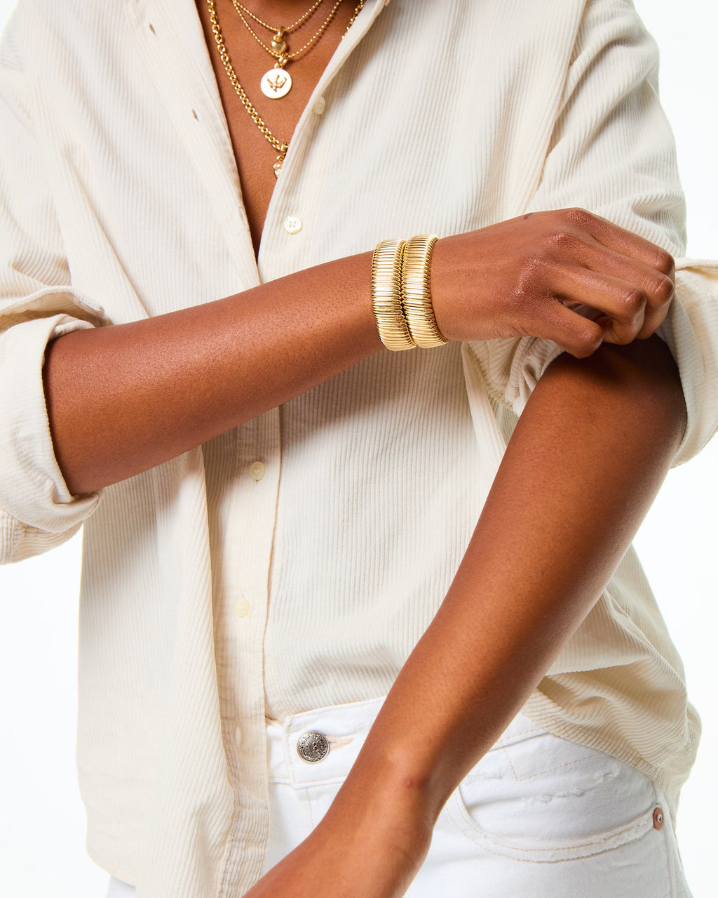 The Rolling Bracelet in Gold
