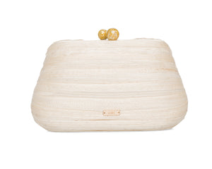 Rosie Clutch in Ivory | Over The Moon