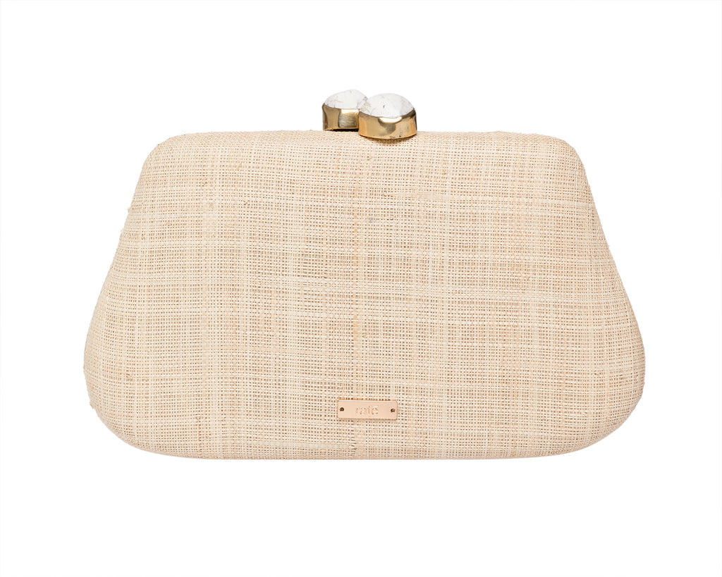 Rosie Clutch in Natural