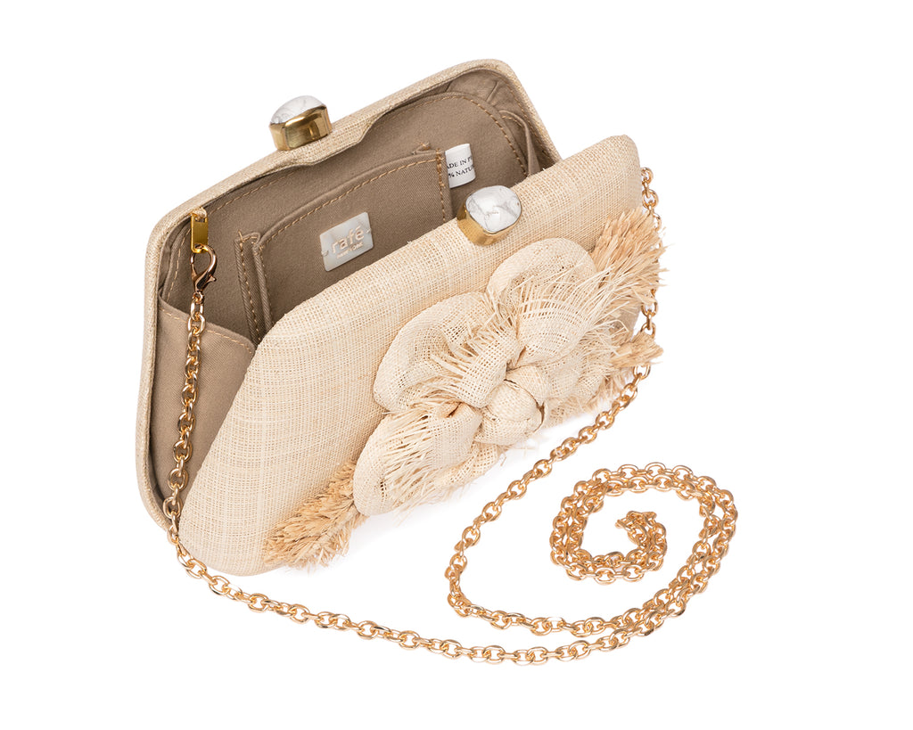 Rosie Clutch in Natural