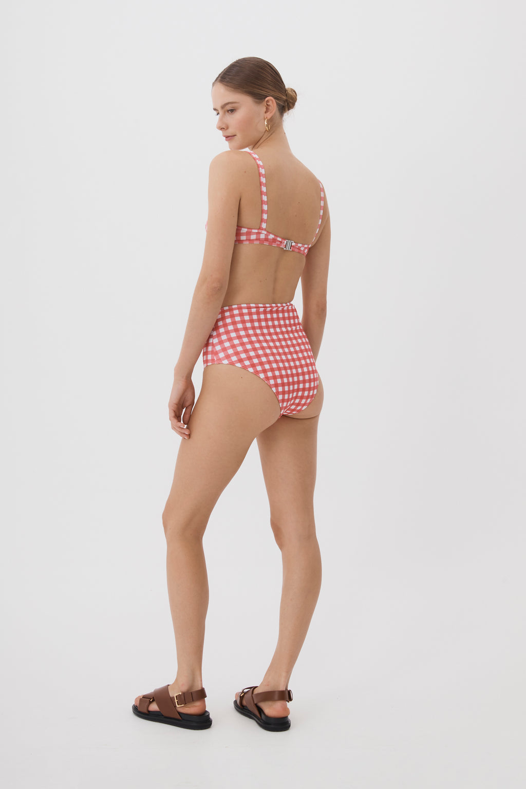 Rogue Gingham Classic Bra Bikini Top