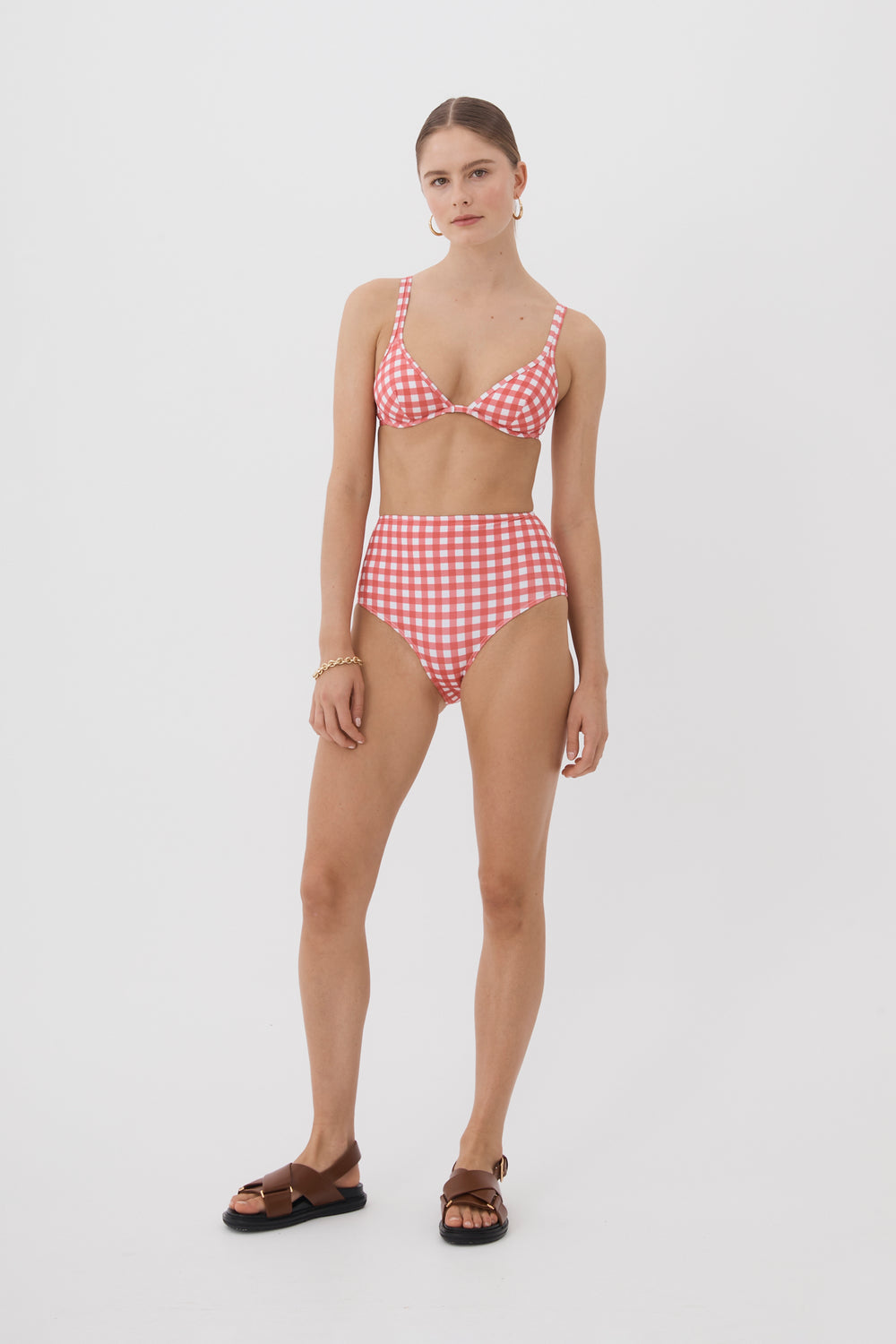 Rogue Gingham High-Waisted Bottom