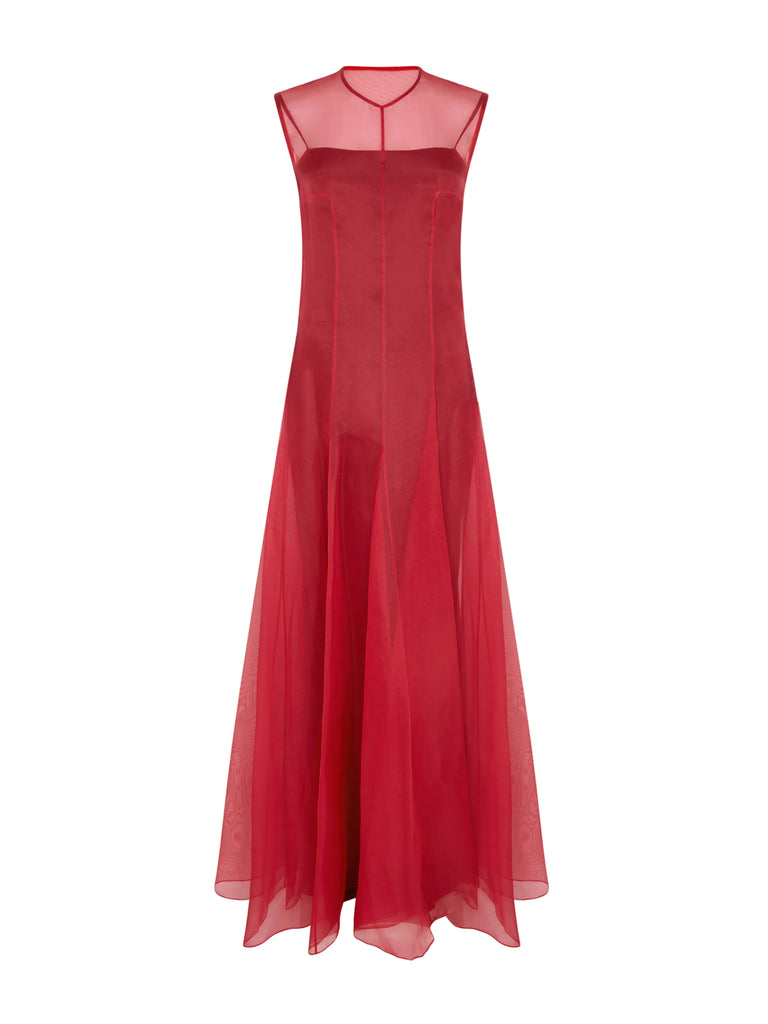 red organza dress Cassiopeia Dress In Red Silk Organza | Emilia Wickstead