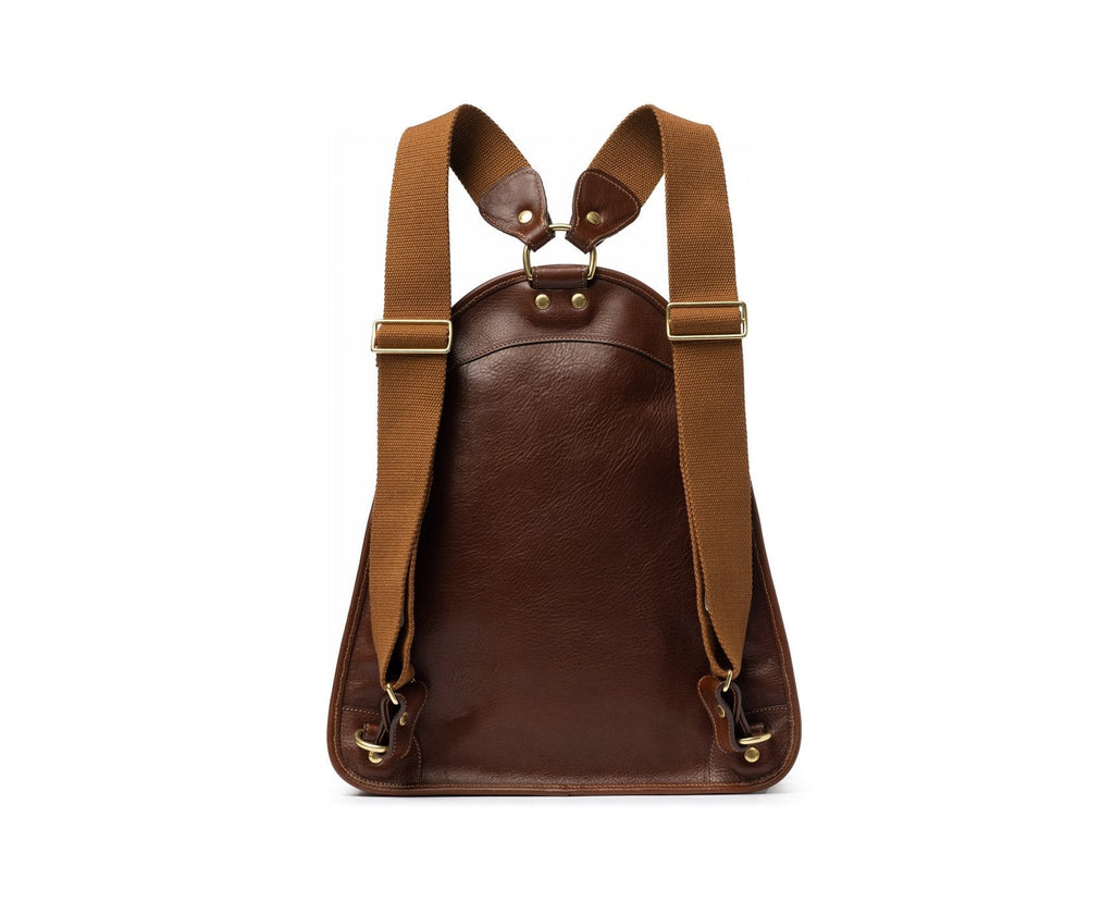 chestnut dublin leather backpack Rucksack No. 33 in Vintage Leather