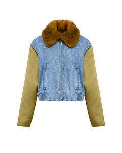 Rue Jacket in Cloud Wash