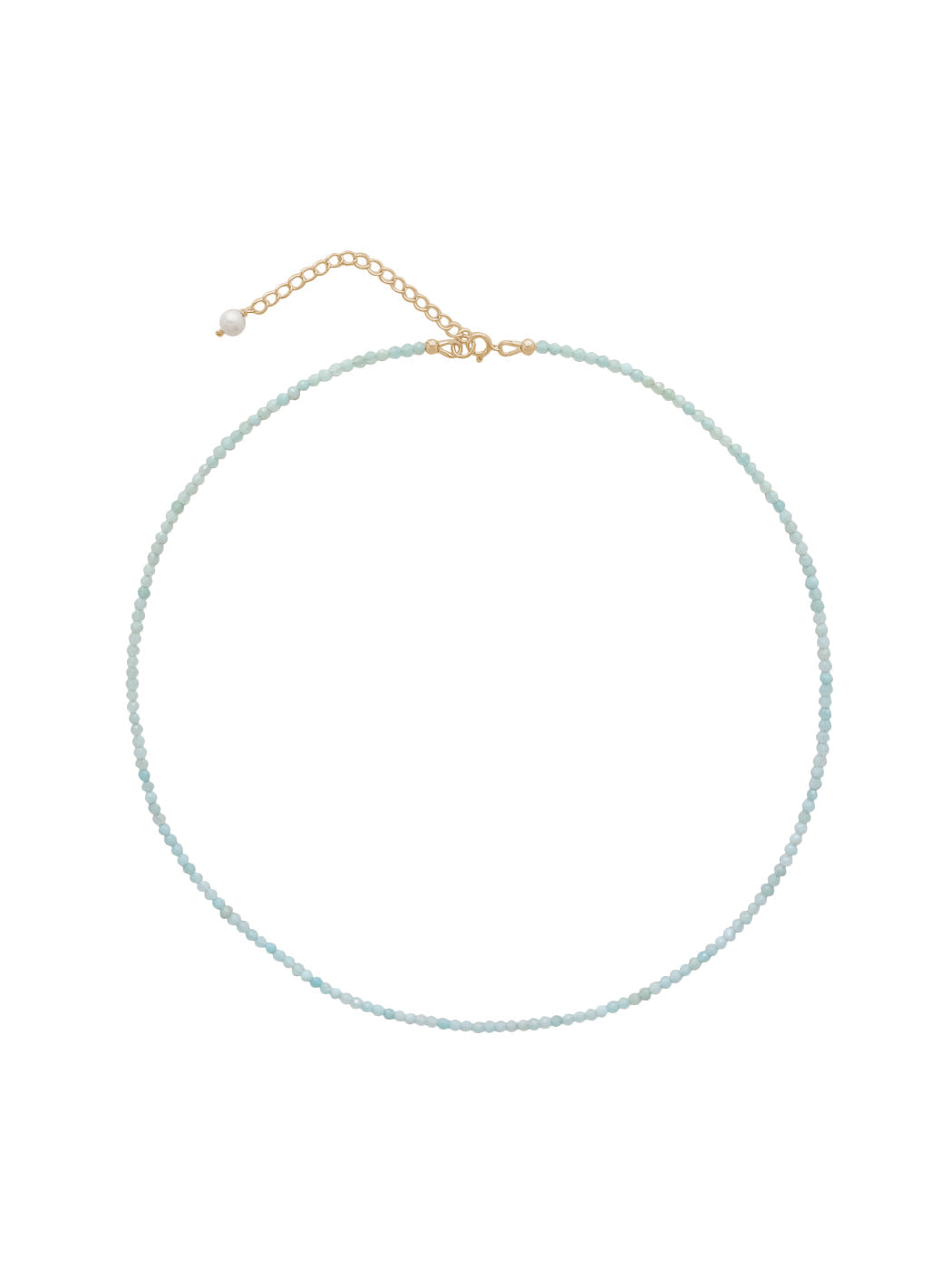 Rue Necklace in Light Blue