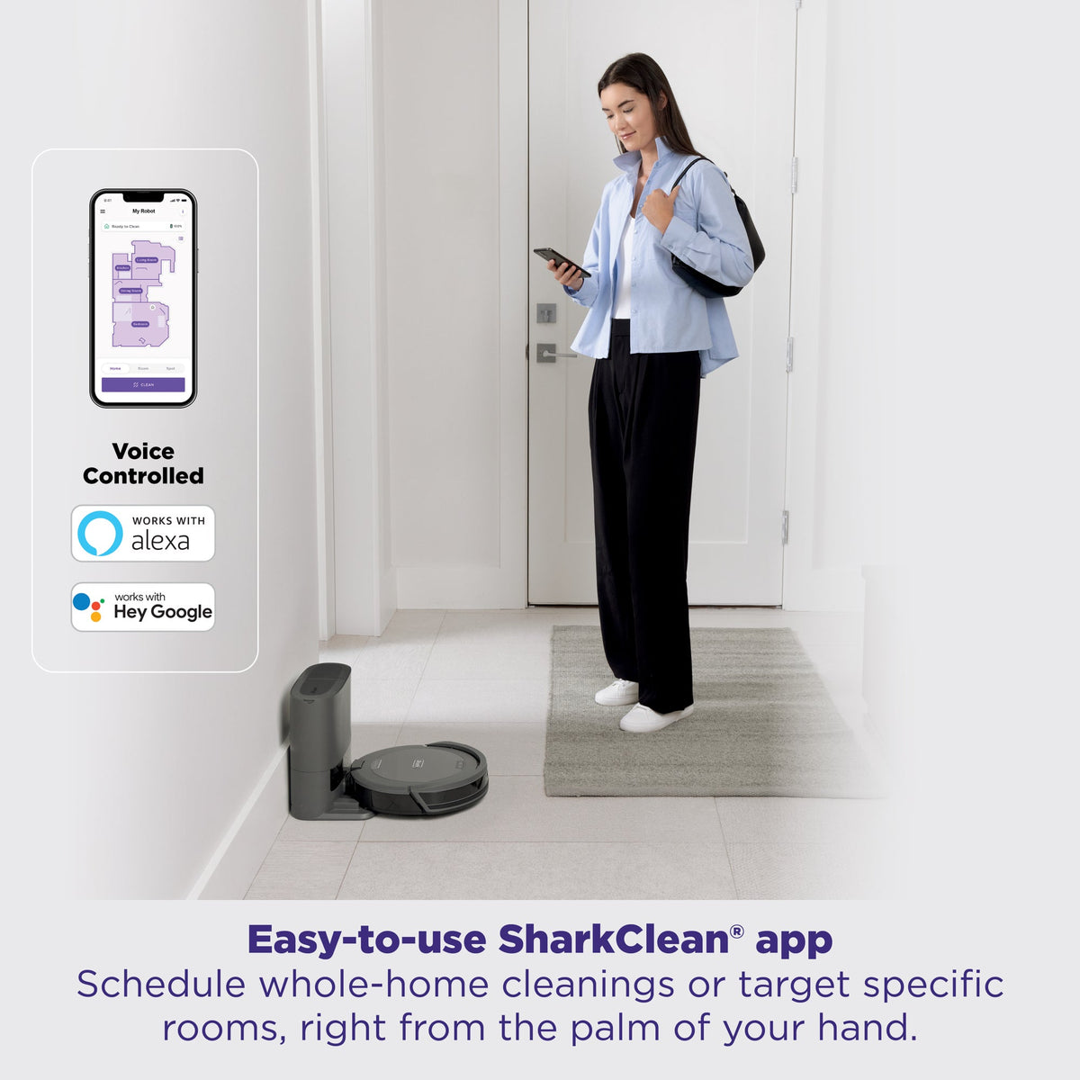 Shark Navigator Cordless Robot Vacuum Clean & Empty System