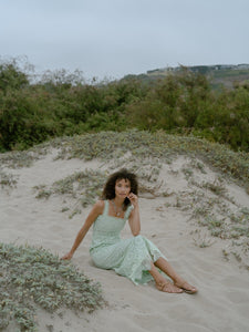 Le Bouquet Maxi Dress in Sage
