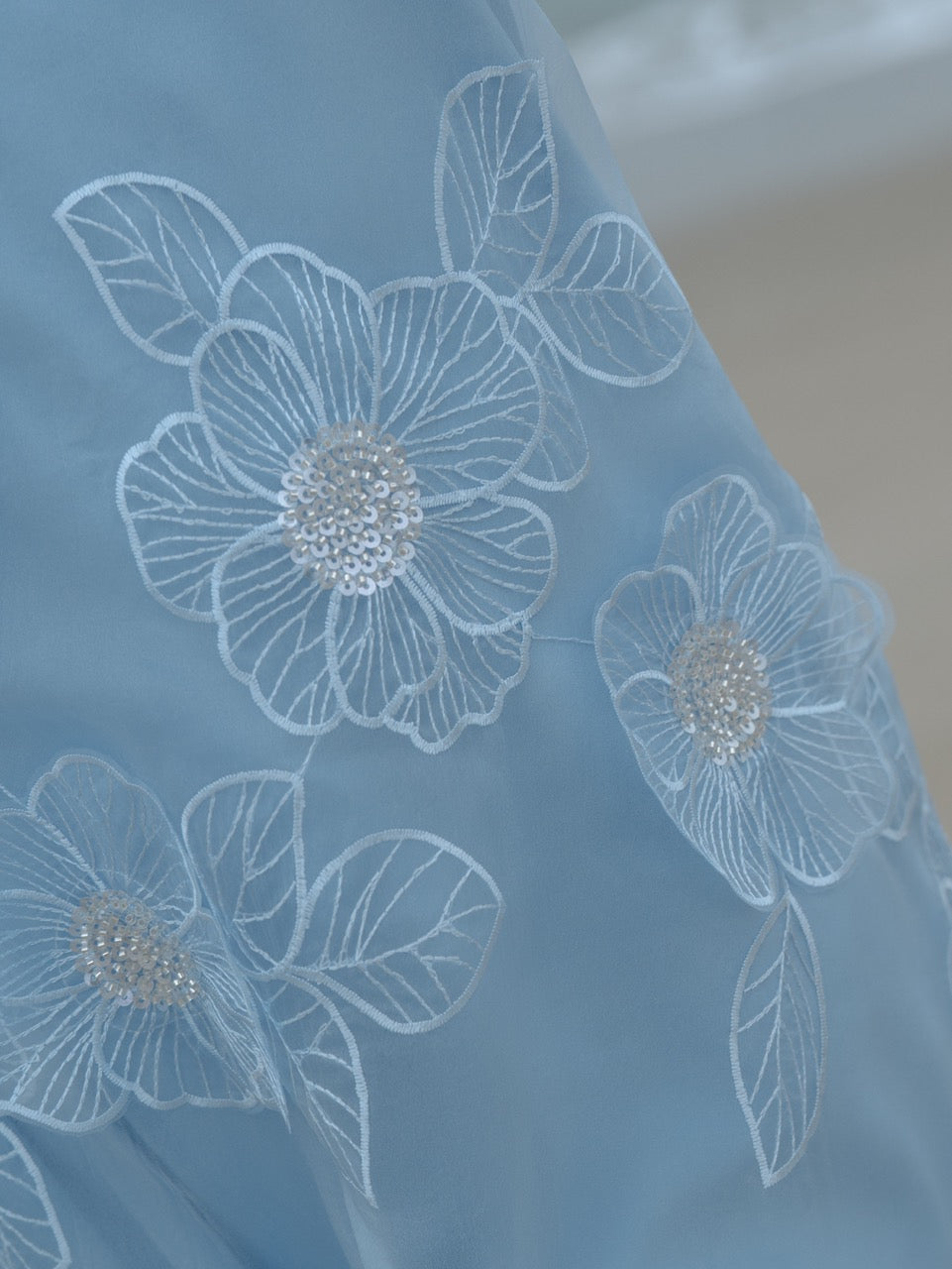 Gardenia Midi In Cornflower Blue
