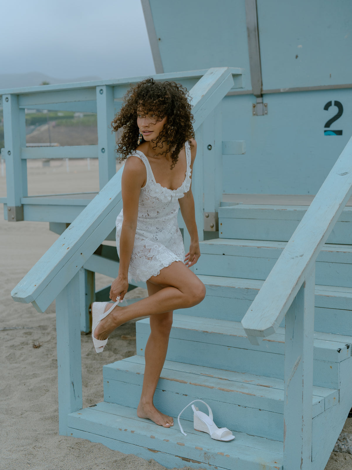Hera Mini Dress in White