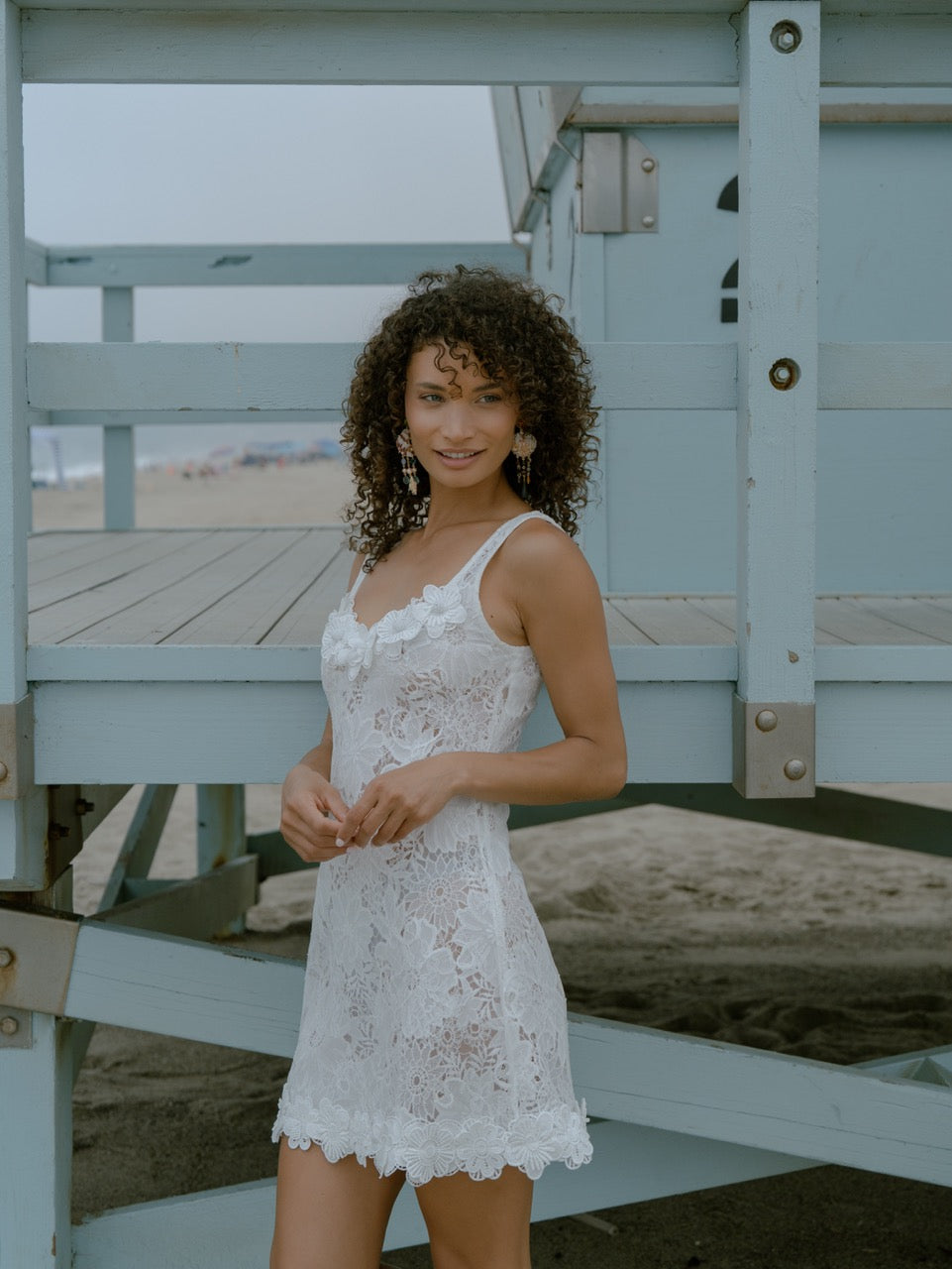 Hera Mini Dress in White