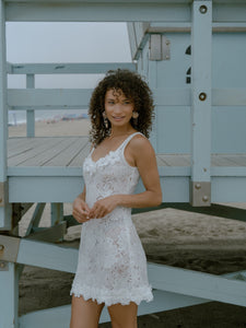 Hera Mini Dress in White