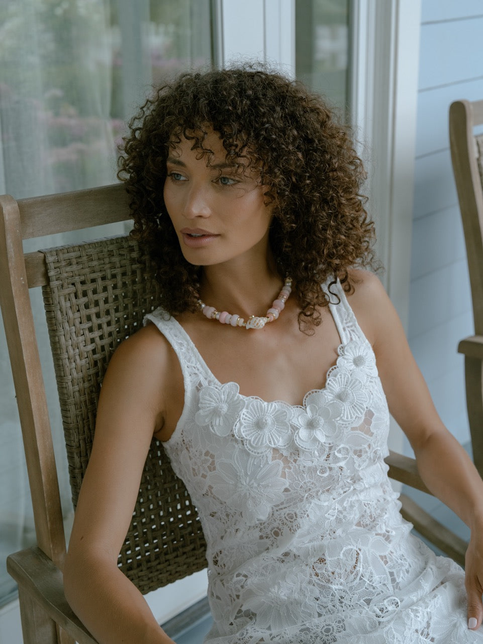 Hera Maxi Dress in White