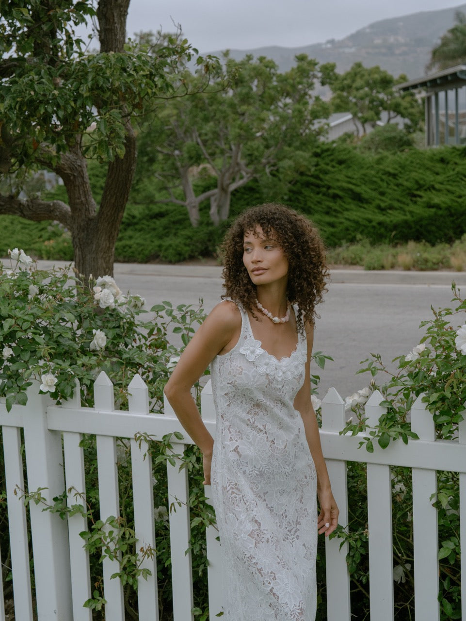 Hera Maxi Dress in White