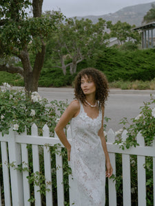 Hera Maxi Dress in White