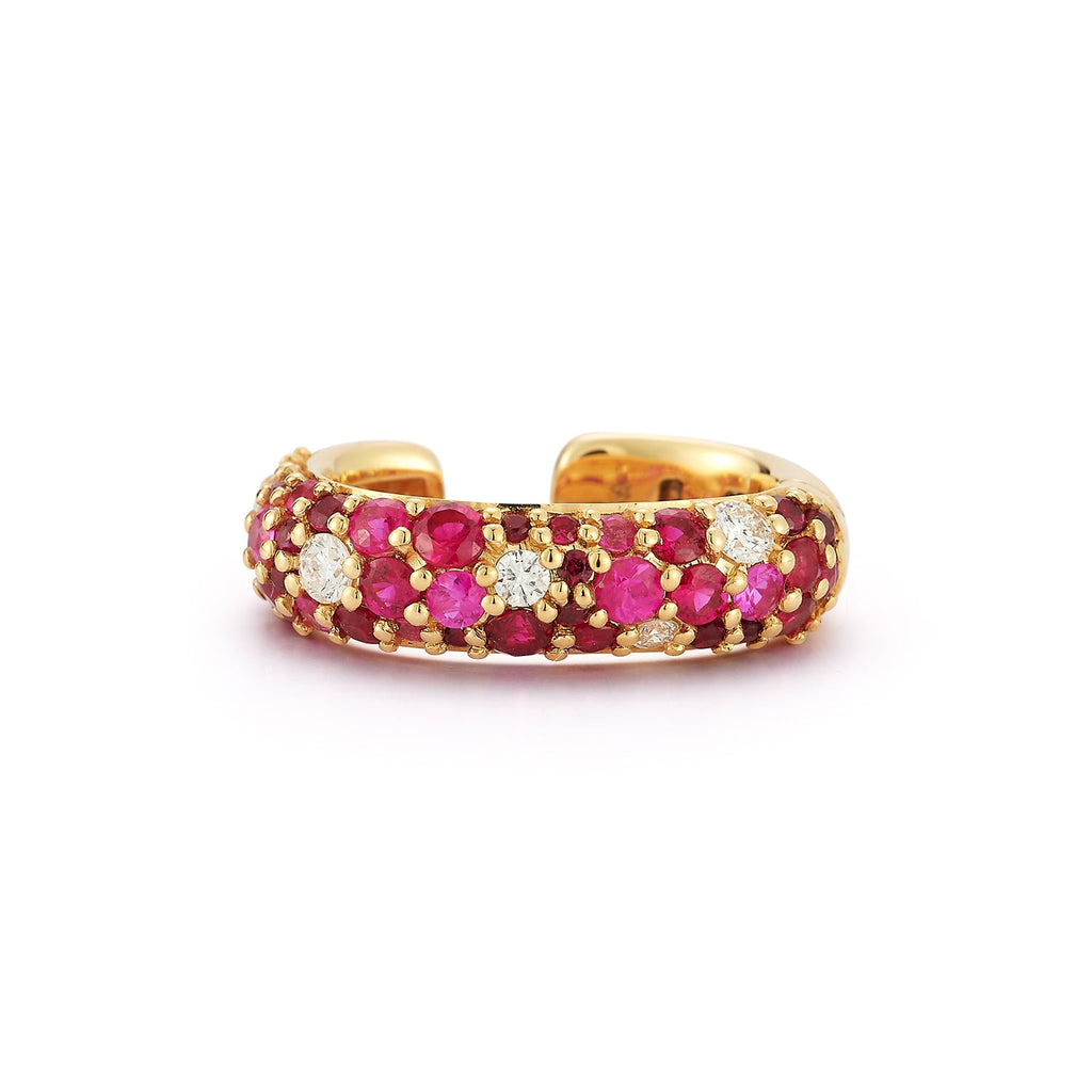 Tidepool Ear Cuff in Ruby