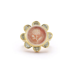 Rosebud Caspian Ring