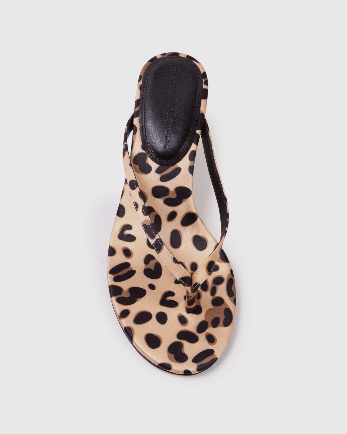 Tash 50 Mule in Cheetah Satin