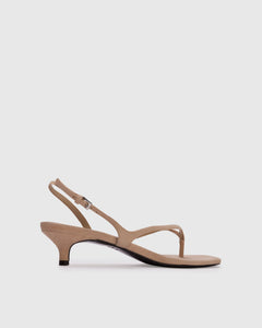 Mehak 35 Sandal in Tan Suede