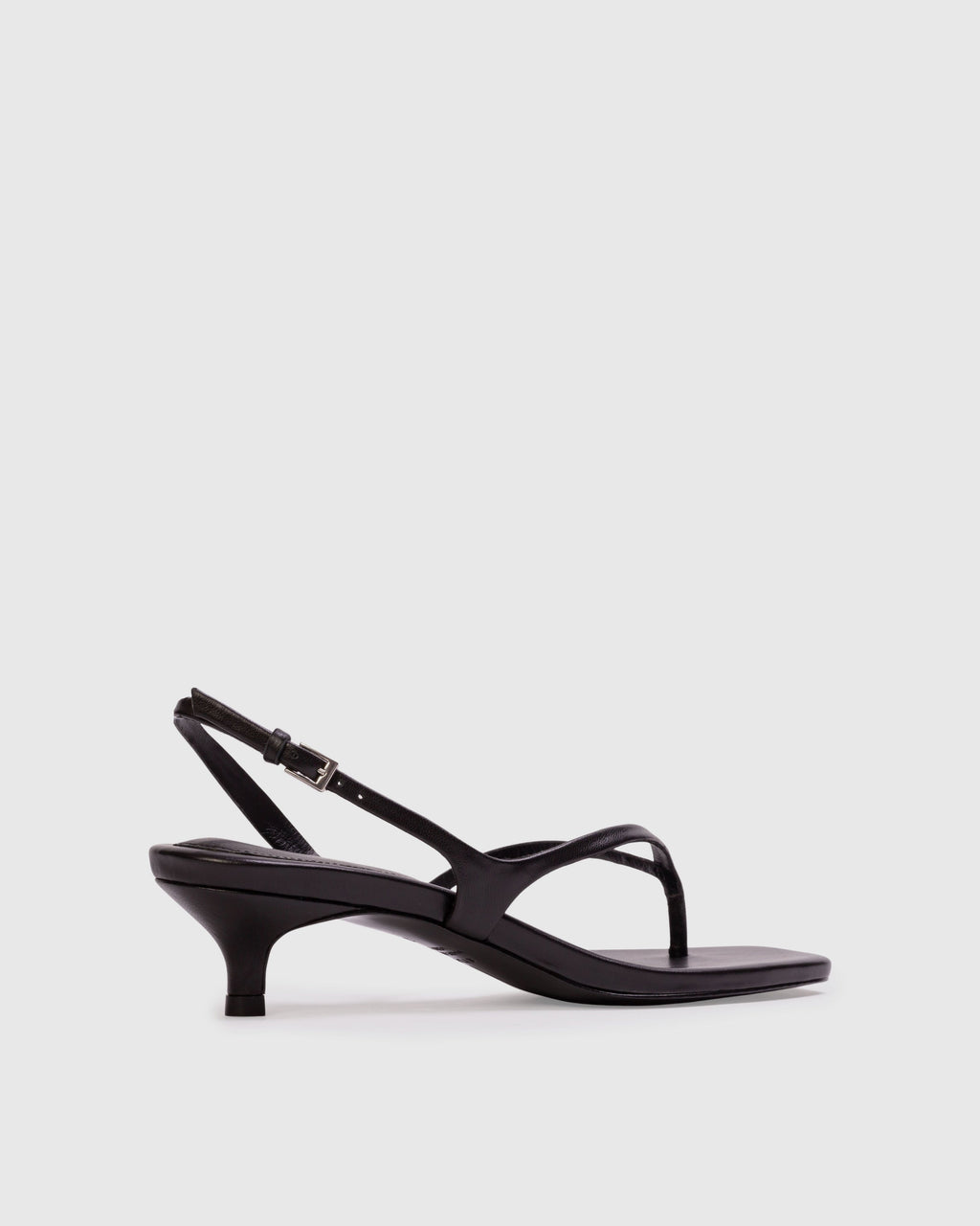 Mehak 35 Sandal in Black Leather