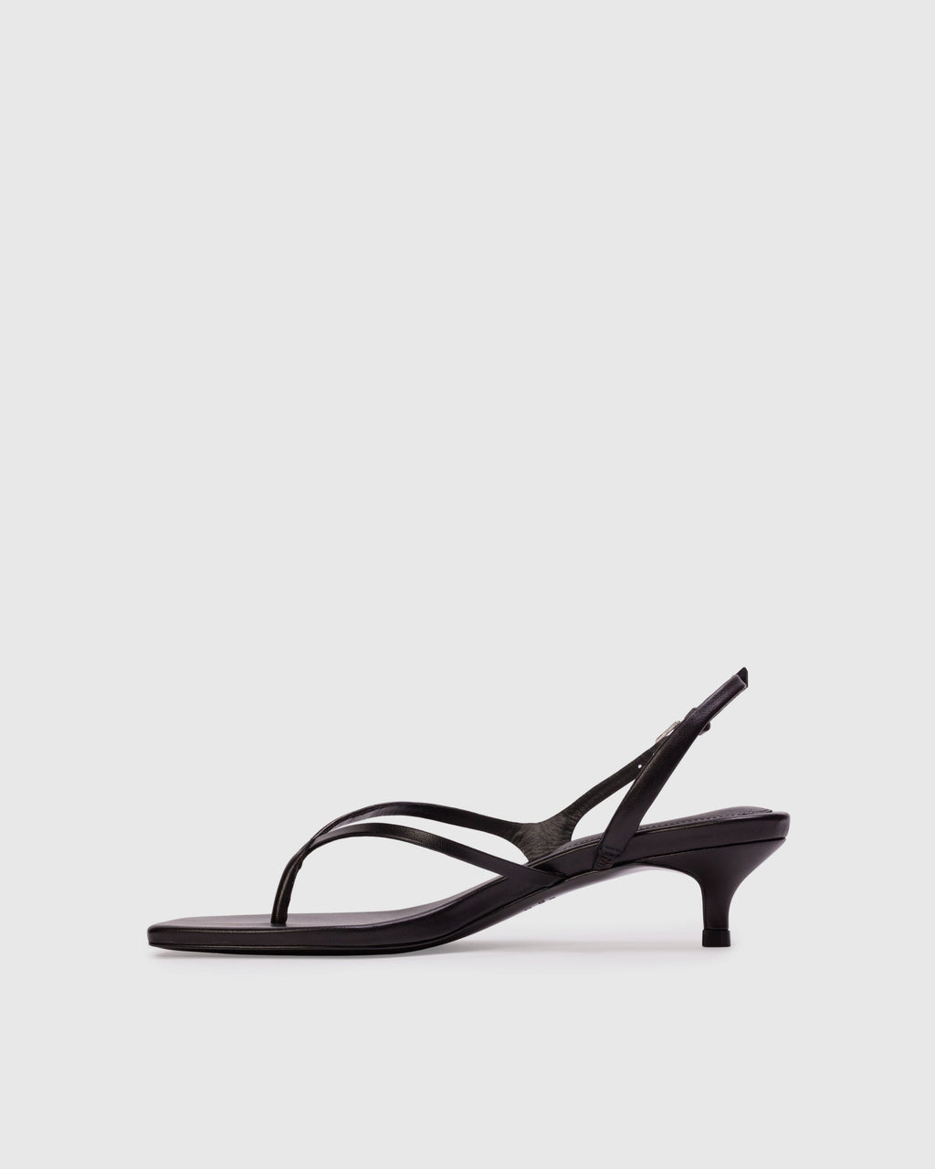 Mehak 35 Sandal in Black Leather