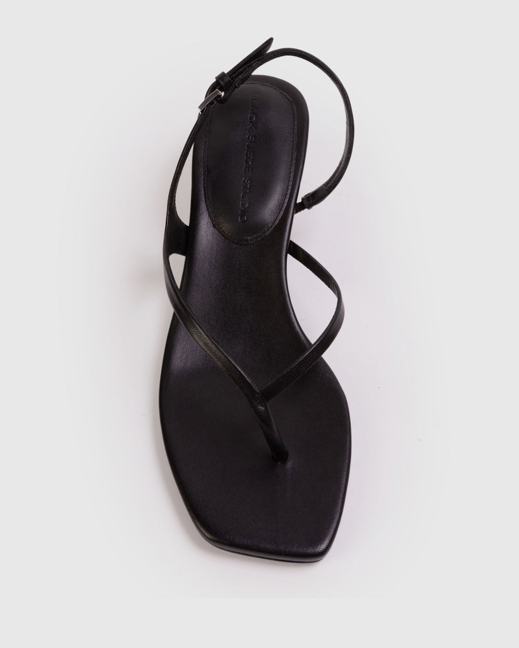 Mehak 35 Sandal in Black Leather