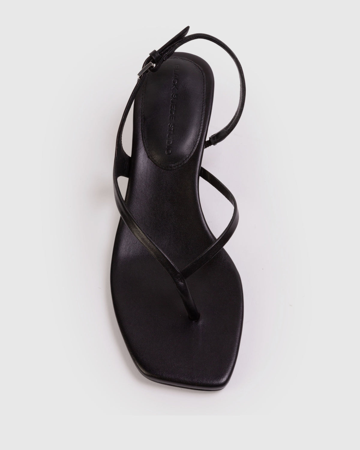 Mehak 35 Sandal in Black Leather
